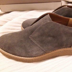 FRANCO SARTO suede slip on wedge 8.5
